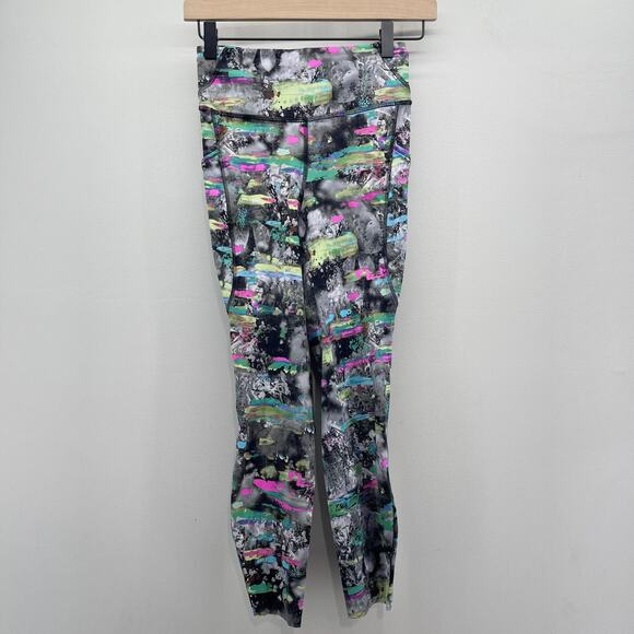 Lululemon Fast Free Tight 25" Womens 4 High-Rise Nulux Paint Drift Multi W5FODS - Picture 1 of 6